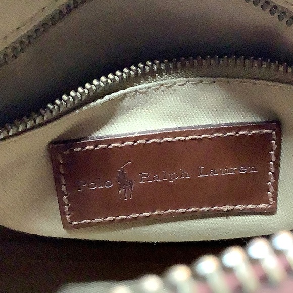 Ralph Lauren- RL stripes leather Boston - Picture 13 of 16